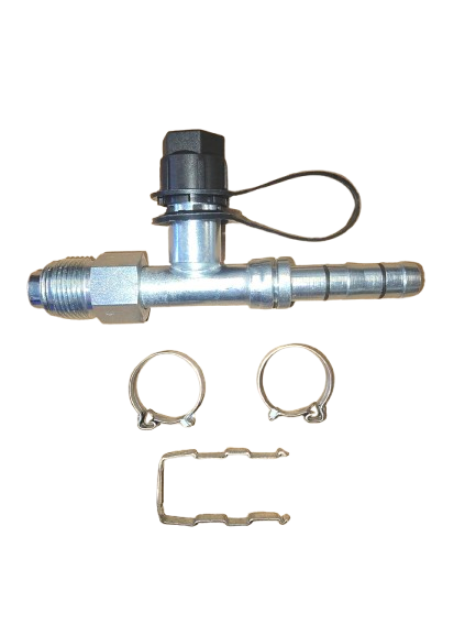 EZ Clip Male Oring Straight With Port