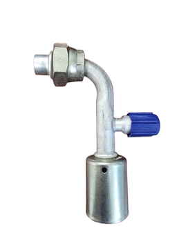 # 10 90 Degree O-ring Fitting R-134a 13mm Suction Port