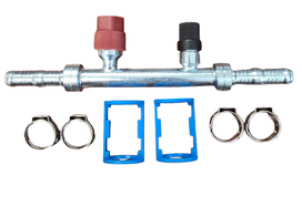 #8 Inline Splicer w/10mm Switch Port and R-1234yf 17mm High Side Port, BurgaClip Kit