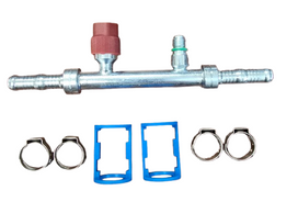 #8 Inline Splicer w/10mm Switch Port and R-1234yf 17mm High Side Port, BurgaClip Kit