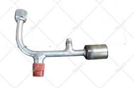 # 8 90 Degree Elongated Fitting for C10 Trucks w/ 7/16 & R-134a 16mm Discharge Port