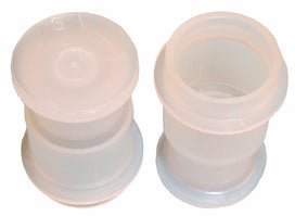 #6 Male Springlock Clear Cap