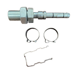 #8 Bulkhead Straight, EZ Clip Kit