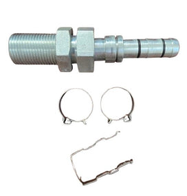 #10 Bulkhead Straight, EZ Clip Kit