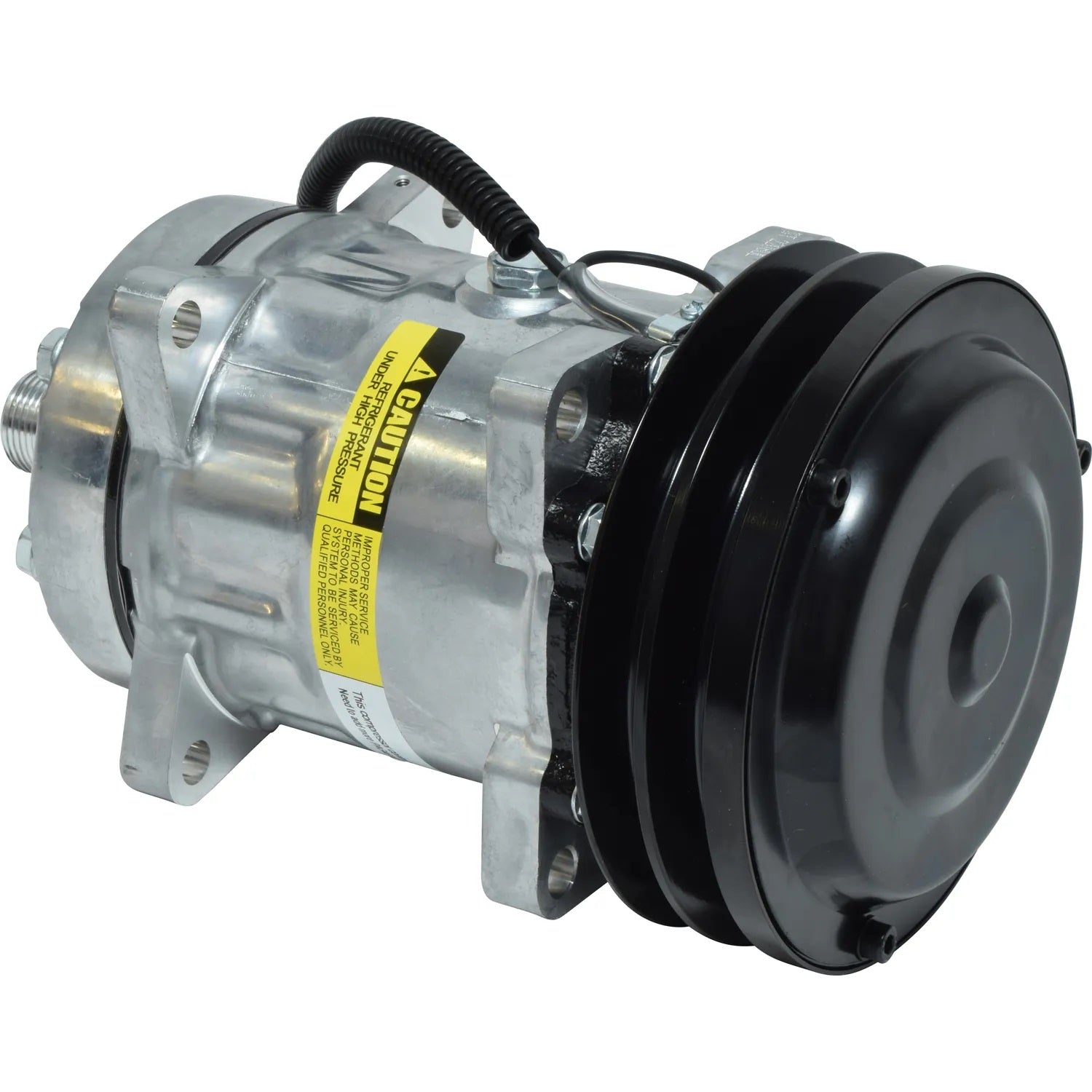 A-1977959C1-AI Compressor, New, Sanden Style w/ Clutch (4478)
