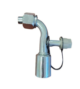 #12 90 Degree O-ring Fitting R1234yf 14mm Suction Port