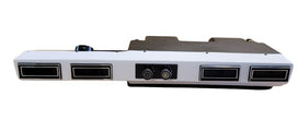 Universal Style Heat and A/C Under Dash System with Defrost Hook Up, White Faceplate