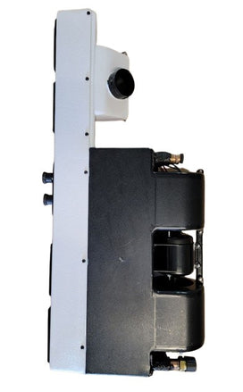 Universal Style Heat and A/C Under Dash System with Defrost Hook Up, White Faceplate