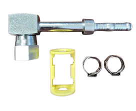 # 6 90 Degree Short Drop Fitting, BurgaClip Kit
