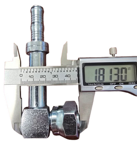# 10 90 Degree Short Drop Fitting, BurgaClip Kit