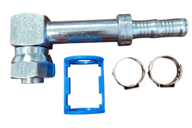 # 10 90 Degree Short Drop Fitting, BurgaClip Kit