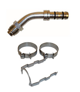 #6 Male Oring 45 Degree, EZ Clip Kit