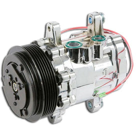 New Sanden Style SD7B10 7176 Chrome Serpentine Compressor