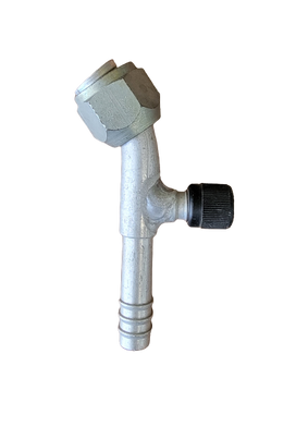 # 8 45 Degree Flare Fitting Barb with R12 1/4" or Switch Port