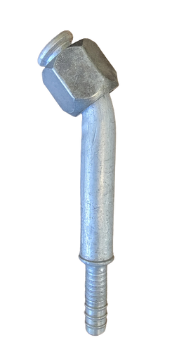 # 10 - # 8 45 Degree Flare Fitting Barb