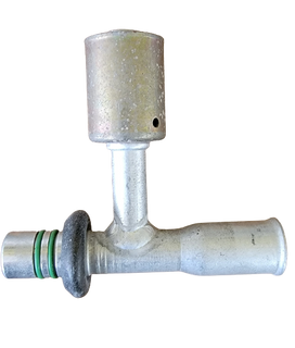 # 10 Springlock to #10 Hose Crimp Tee