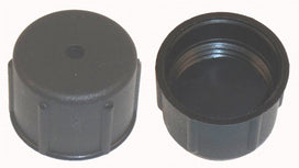 #8 (3/4"-16) Male Insert Oring Black Plastic Cap
