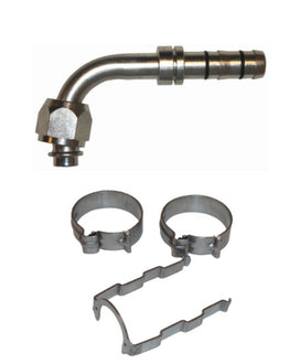 #8 - #10 Female Oring 90 Degree, EZ Clip Kit