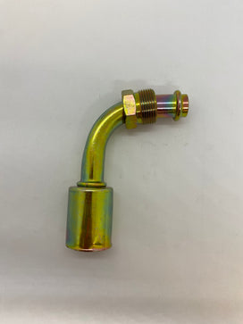 GOLD # 10 90 Degree O-ring Fitting