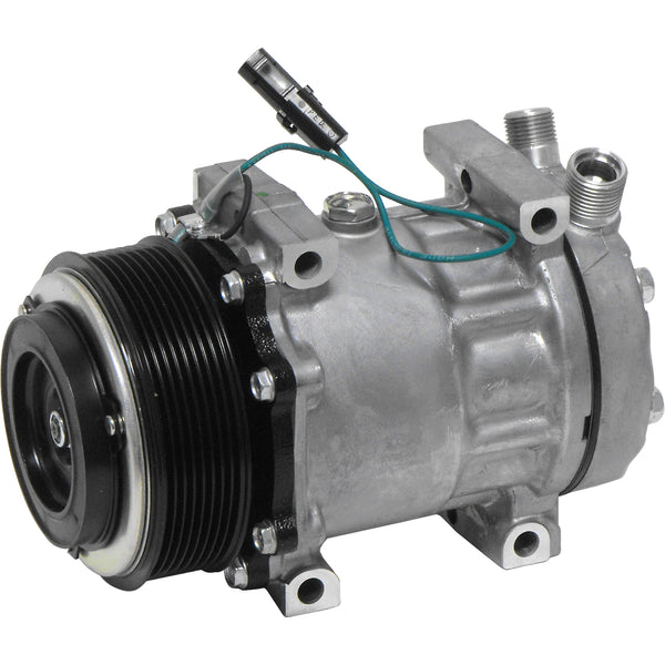 Sanden 4069 New Generic AC Compressor - Cold Hose