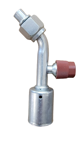 # 8 - # 10 45 Degree Female O-ring Fitting R-134a 16mm Discharge Port