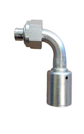 Tube-O # 10 Female Oring 90 Degree