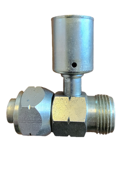 M27 x 2.0 Female Oring by #10 Hose by M27 x 2.0 Male Insert Oring Tee