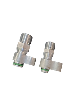 Peanut Style Sanden SD7V16 Compressor  Discharge and Suction Block Fitting Set