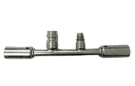 # 6 (5/16") Inline Splicer w/R-134a 16mm Discharge Port and 10mm Switch Port