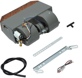 Universal Under Dash A/C Unit, Wood Grain Front