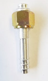 # 8 Straight O-ring Fitting Barb in Gold