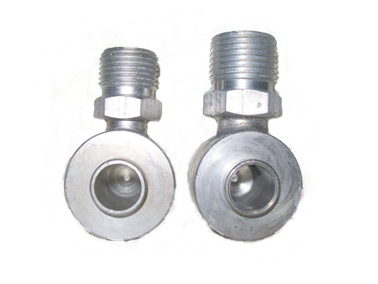 GM Compressor Single Pad Block Discharge and Suction Fittings - Cold Hose