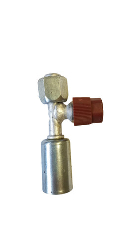 # 8 Straight Flare Fitting with R-134a 16mm Discharge Port
