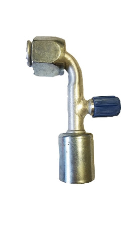 # 10 90 Degree Flare Fitting with R134a 13mm Suction Port