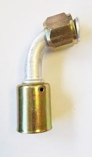 # 10 90 Degree Flare Fitting in Gold