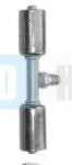 # 10 - # 12 (1/2" - 5/8") Barrier Hose Inline Splicer w/ R134a 13mm Suction Port