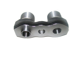 Sanden Flex Horizontal Bolt on Manifold 1" X 14 Tube-O Fittings