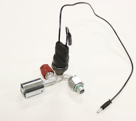 Oring Compressor #8 90 Female Oring Fitting with High Side Port, Binary Switch and Pigtail