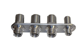 A-C and Heater Fitting Straight Bulkhead Fitting