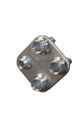 A-C and Heater Fitting Square Bulkhead Fitting