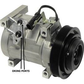 Cadillac Chrysler 10S17 10SRE18C 10SRE20C Compressor Suction and Discharge Block Fitting Set for Oring Compressors