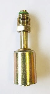 # 6 - # 8 Straight O-ring Fitting in Gold