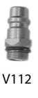 GM Low Side High Flow Line M13-1.0 Male - Cap M8-1.0 Female